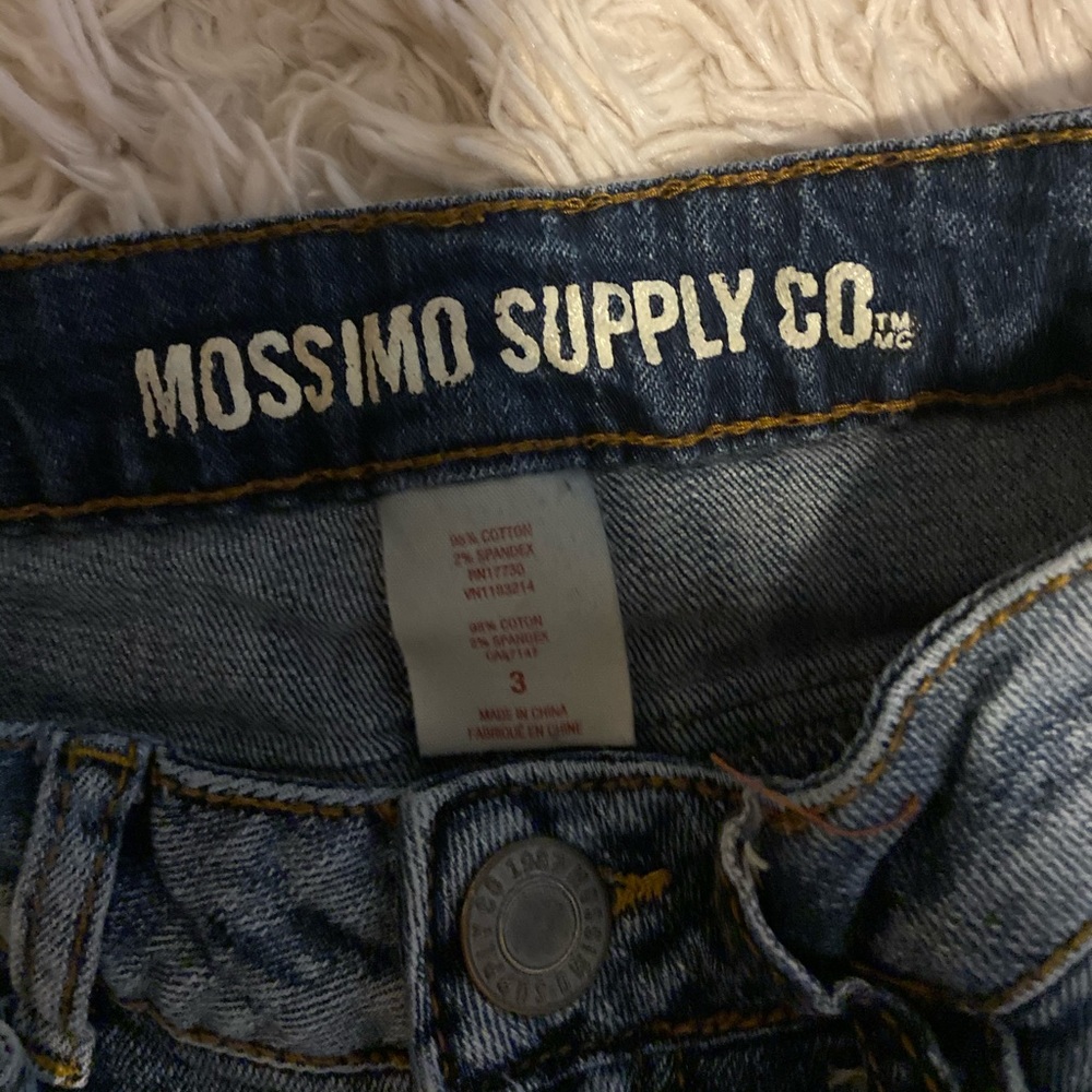 Blue Distressed Shorts - Picture 2 of 3